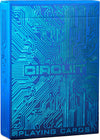 Circuit Ice Blue Playing Cards with Free Card Game eBook  Creative Deck of Cards  enhanced Card Deck  Cool game-style Cards  Unique Bright Colors for Kids & mature-themeds  Computer Themed  Black Playing Cards