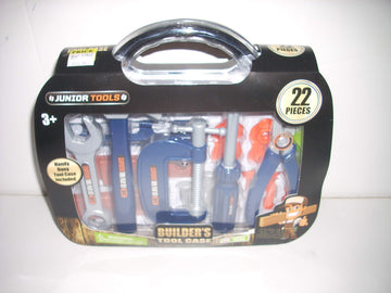 The toy association Junior Tools car Builders Tool case Carpenter Tool Play Set 22 Pieces