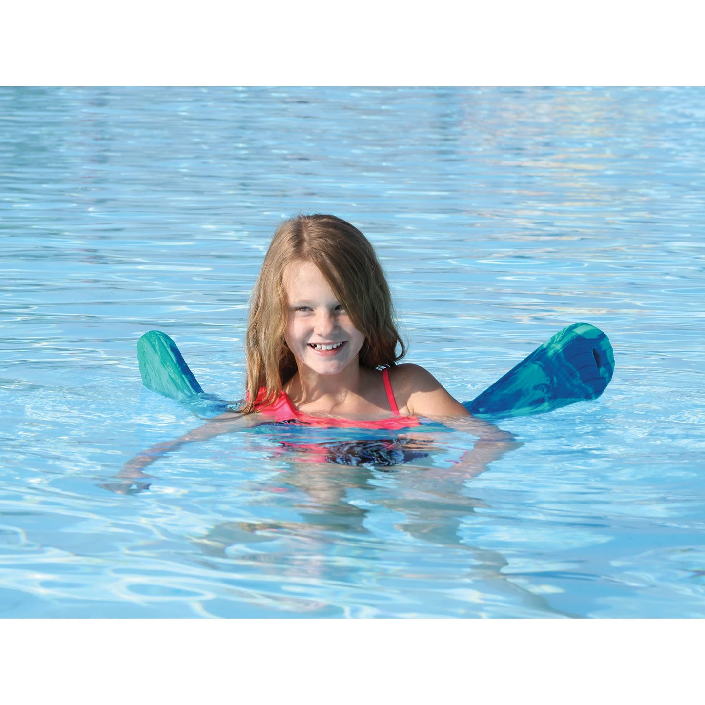 Airhead Sun Comfort Pool Noodle, Lake Float, Sapphire Swirl