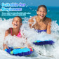 Gemscream Inflatable Surf Body Board with Handles Beach Surfing Float for Slip Portable Pool Water Game Float Board Swimming Pool Floating Water Summer Fun Toy for Kids and mature-themed(2 Pcs)