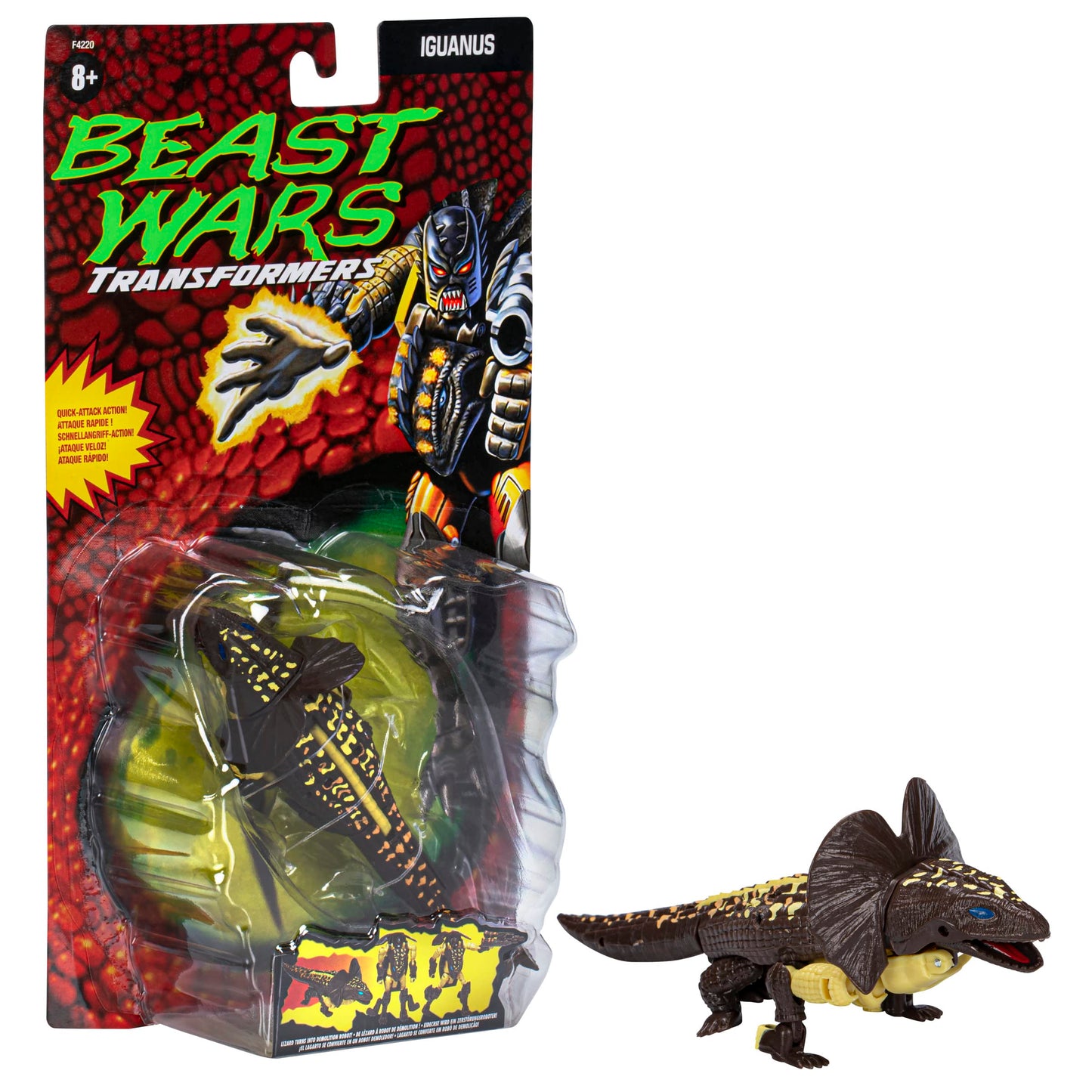 Transformers Vintage Beast Wars Iguanus - Figure 8 Years+