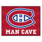 FANMATS 14445 Montreal Canadiens Man Cave All-Star Rug - 34 in. x 42.5 in.