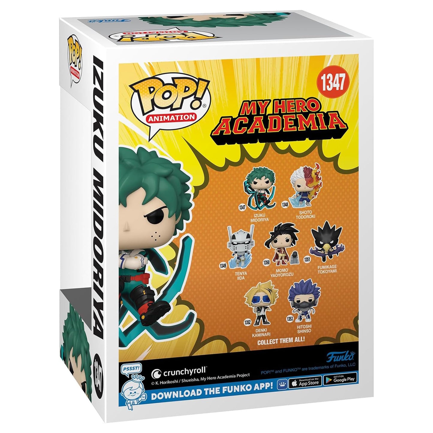 Pop! Animation: My Hero Academia – Deku Blackwhip Glow-In-The-Dark Px Vinyl Figure