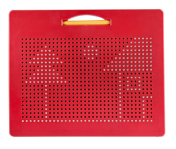 Playmags Magnetic Drawing Board, Large Writing Tablet For Kids & Toddlers, Magnet Beads W/Drawing Stylus, (12' X 10') - Stem Educational Activities For Boys & Girls Ages 4-8