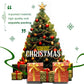 LNV Felt Christmas Tree with 32pcs Ornaments Xmas Decorations,Kids Christmas Tree with LED Light Wall Hanging Felt Christmas Tre