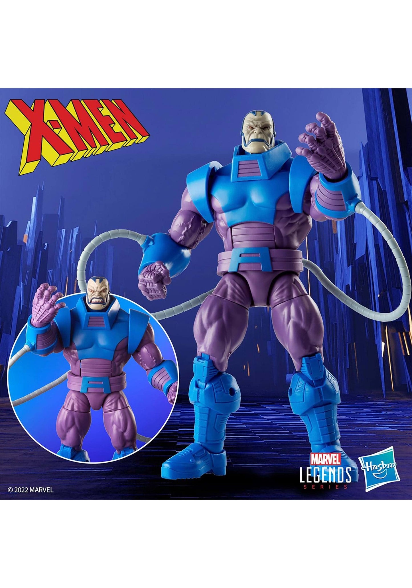 Marvel Legends Series The Uncanny X-Men 6-Inch Apocalypse Retro Action Figure Toy, Includes 8 Accessories, Kids Ages 4 And Up, Multicolor
