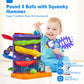 Toddler Toys For 1 Year Old Boy Birthday Gift 2 In 1 Pound Ball Toy & Car Ramp Race Track Learning Active Early Developmental Montessori Toys For 1-Year-Old Birthday Gifts For 1 2 3 Year-Old Boy Girl