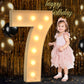 3Ft Marquee Numbers, Light Up Numbers 7 For 7Th 27Th 70Th Birthday Decorations, Big Numbers For Party Decorations, Large Light U