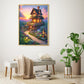 Tangmosaic Puzzles For Adults 1000 Pieces, Jigsaw Puzzles Challenging Night Game, Fairytale House Puzzles Interlock Perfectly No