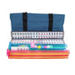 usamjtable 166 Tiles American Mahjong Set Soft Bag 4 All in One Color Pushers Racks Combo Easy Carry (Teal)