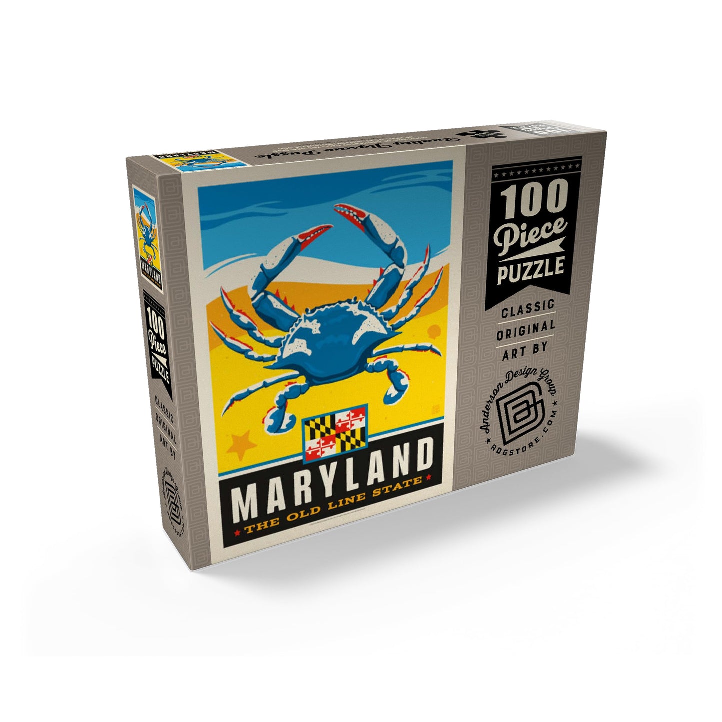 MyPuzzle Maryland: The Old Line State - Premium 100 Piece Jigsaw Puzzle for Adults