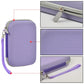 Casmilee Case Compatible With Giiker Super Slide Brain Games, Brain Teaser Puzzles Organizer Storage Bag, Flow Slider Puzzle Game Holder (Purple)