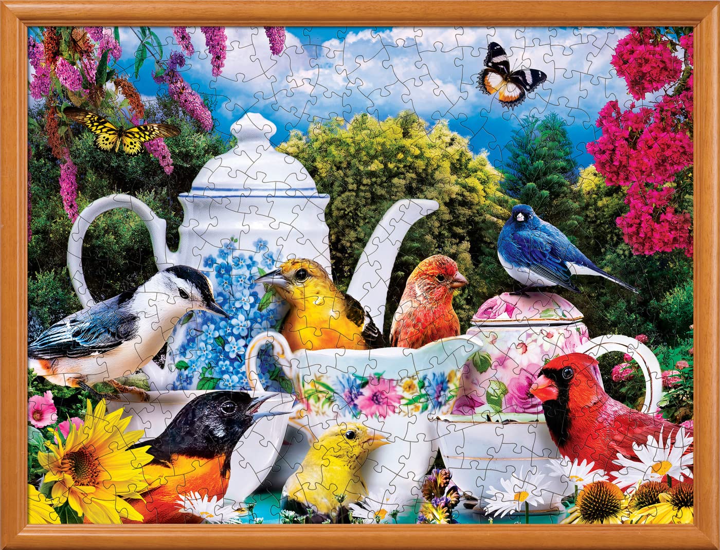 Masterpieces 300 Piece EZ Grip Jigsaw Puzzle - Garden Party - 18x24