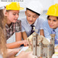 Puzzled 3D Puzzle Castle Set Wood Craft Construction Model Kit, Fun & Educational Diy Wooden Toy Assemble Model Unfinished Crafting Hobby Puzzle To Build And Paint For Decoration 182 Pieces Pack