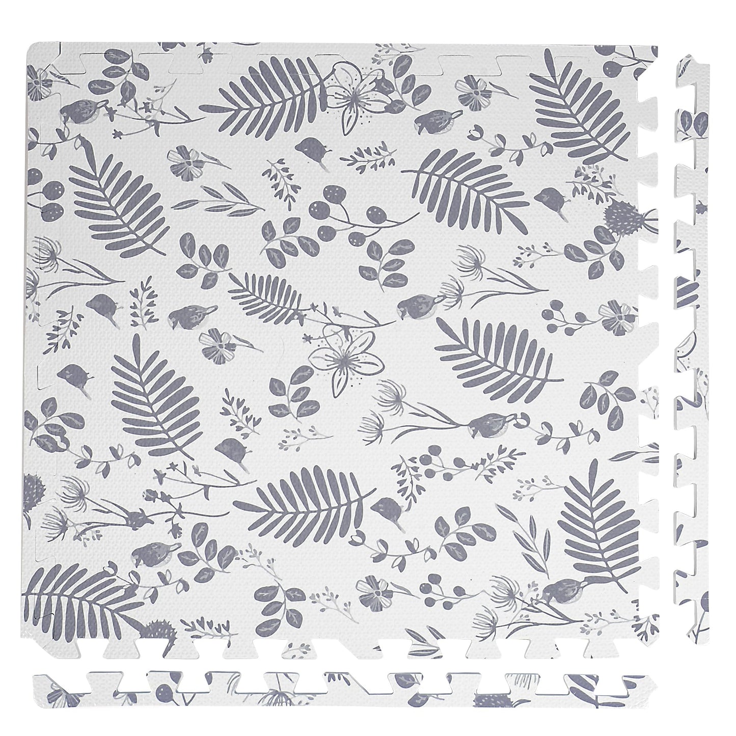 Stylish Extra Large Baby Play Mat. Soft, Thick, Non-Toxic Foam Covers 6 Ft X 4 Ft. Expandable Tiles With Edges Infants And Kids