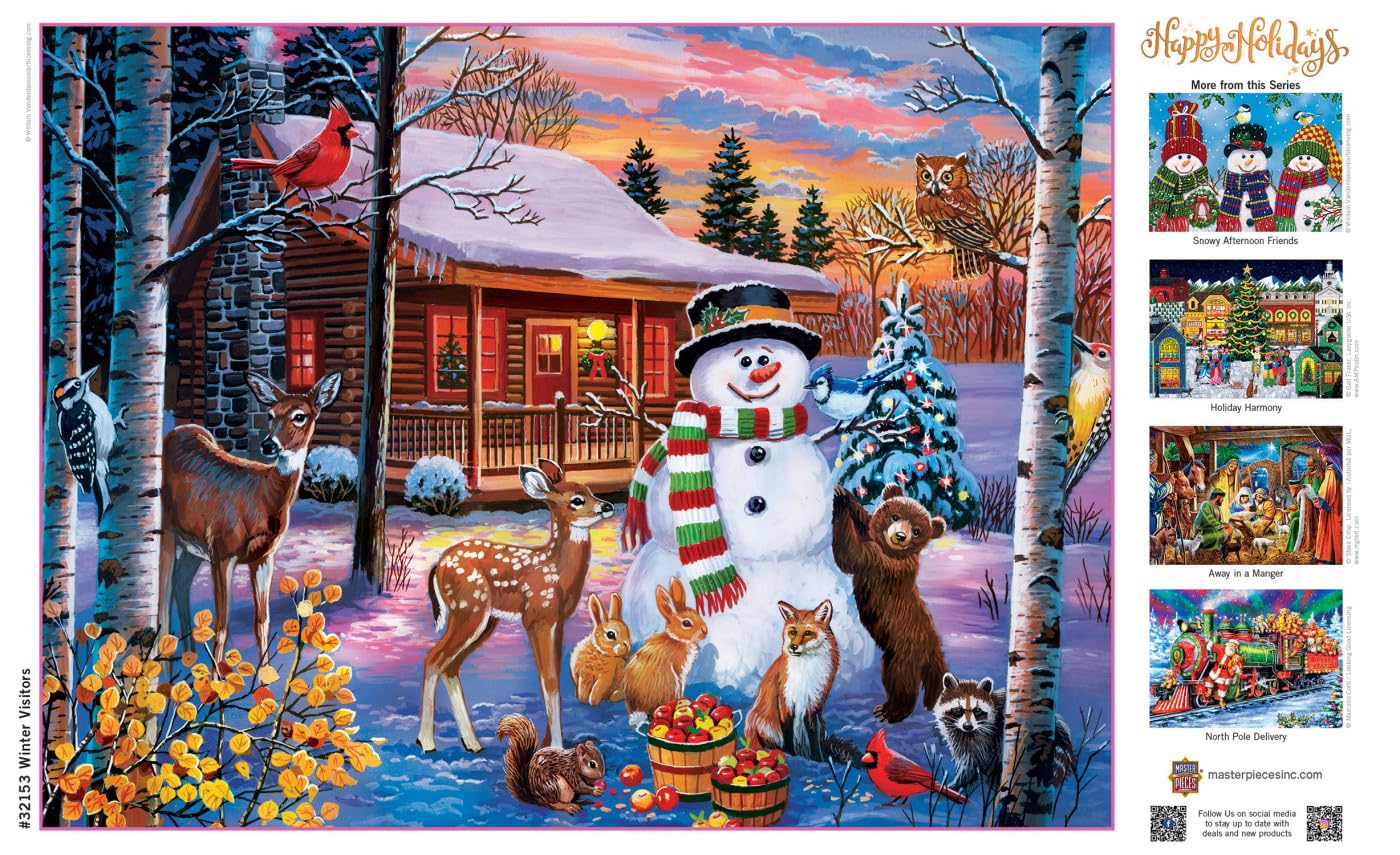 Winter Vistors 300 Pc