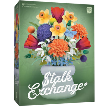 Stalk Exchange Board Game, Beautiful Flower and Gardening Themed Strategy Game, Fast, Fun, Economic, and Competitive, Ages 10+, 