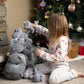 The Petting Zoo Hippo Plush Toy, 9-Inch Gray Stuffed Animal, Small Size, Model 420102 for Kids