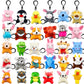 XIPEGPA 30 PCS Mini Plush Animals Keychain Set Small Stuffed Animals for Goodie Bags Easter Schools Birthday Party Favor Supplie