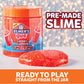 Elmer'S Gue Premade Slime, Variety Pack, Includes Clear Slime, Glow In The Dark Slime, Crunchy Slime, 4 Count