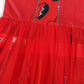 Wonderbabe Descendants Red Costume For Kids Bridget Pink Dress Red Descendants Costume Princess Halloween Dress Up Birthday Party Gift Size 5-6T