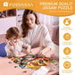 Wooden Puzzles For Adults - Sleeping Dragon Wooden Puzzle, Unique Shape Wooden Jigsaw Puzzles For Adults 470 Piece, Wood Puzzles