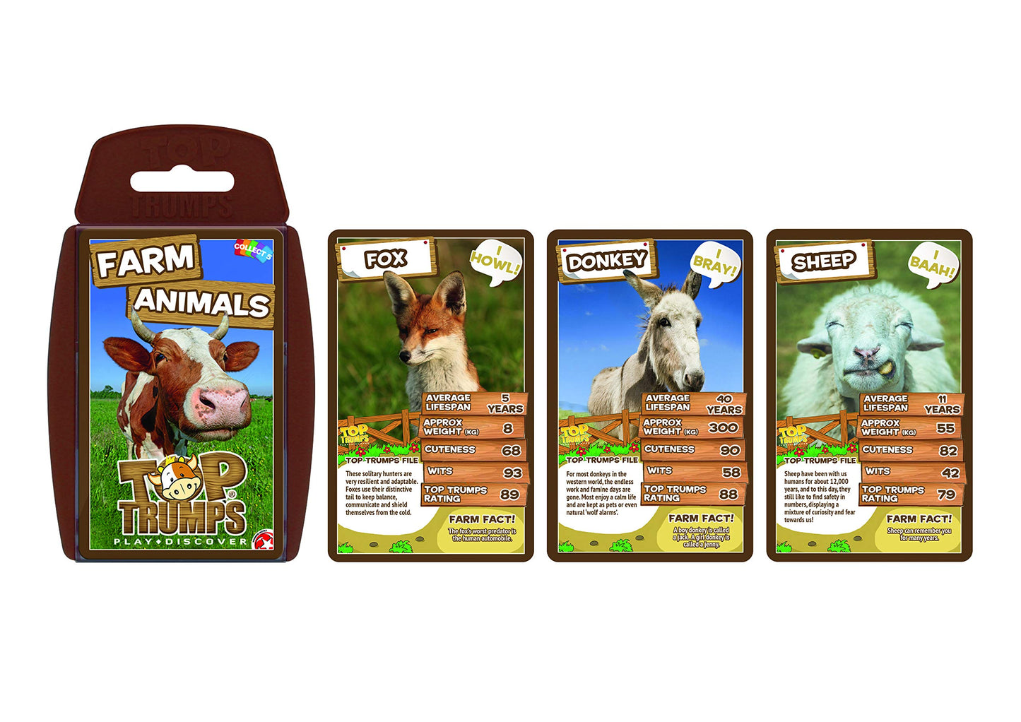 Farm Animals Top Trumps Card Game