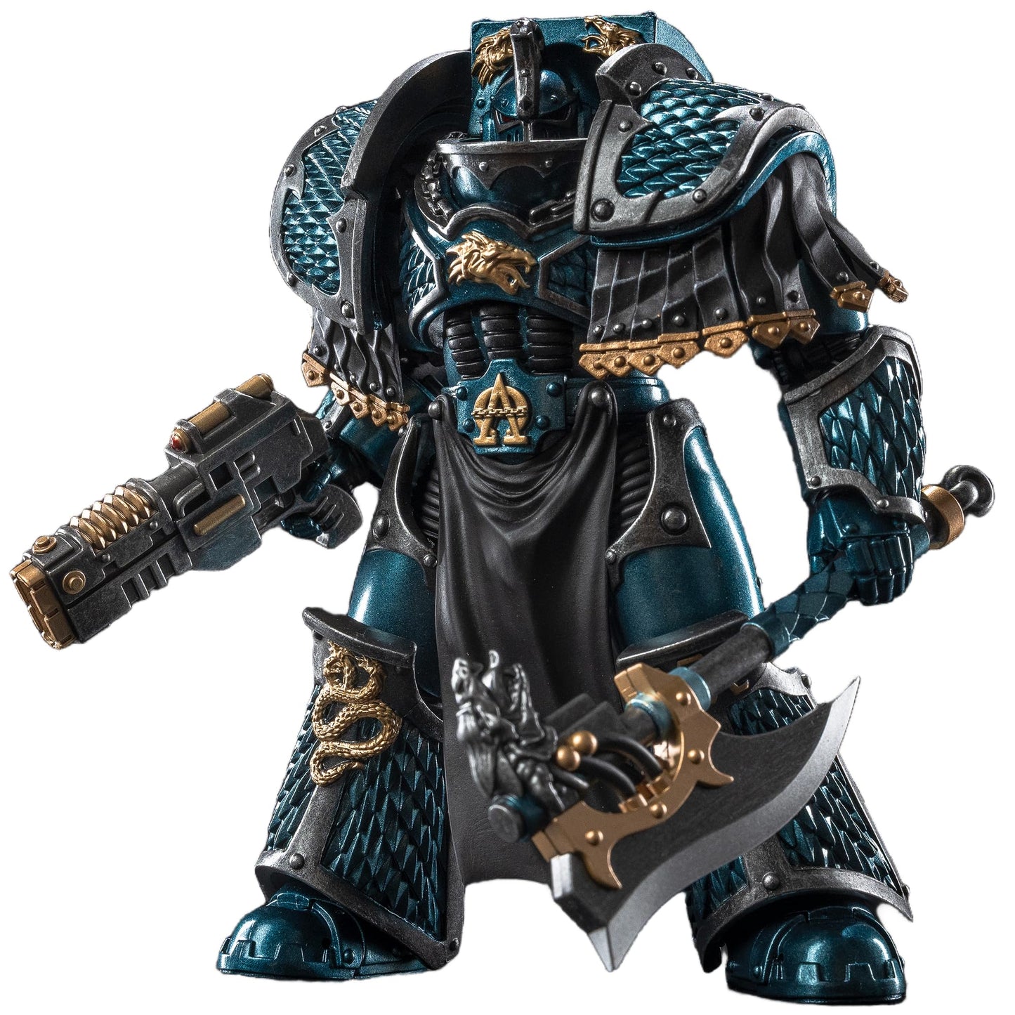 malt-inspiredISE JOYTOY 1/18 Action Figures - Warhammer The Horus Heresy Alpha Legion Lernaean Terminator with Volkite Charger - 5 Classic Character Collectible Age 15 and Above