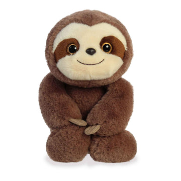 Aurora Adorable Flopsie Smiles Sloth Stuffed Animal - Playful Ease - Timeless Companions - Brown 12 Inches