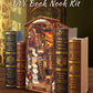 Criolpo Book Nook Kit - Diy Doll House Wooden Miniature House Kit, Book Nook Miniature Kit For Adults Teens, 3D Wooden Puzzle Bo
