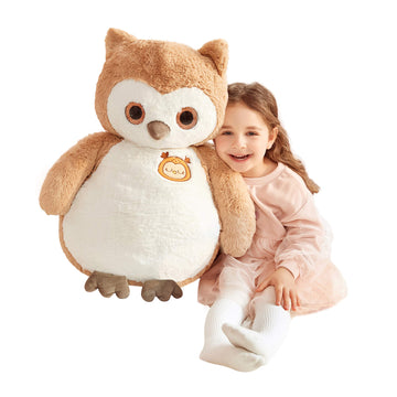 Ikasa Giant Owl Stuffed Animal Plush Toy,23' Large Cute Jumbo Soft Toys,Huge Big Size Plushy Oversized Plushie,Gifts For Kids