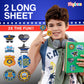 Playbees Police Stickers For Kids - 200 Pack Of Law Enforcement Themed Designs - Kids' Educational Arts And Crafts, Back To Scho