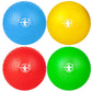 Homotte 4 Colors Playground Balls For Kids 3+ And Adults, 8.5 Inch Kick Balls, Four Square Dodge Balls Set For Outdoor Yard Lawn