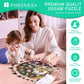 Wooden Puzzles For Adults - Yin Yang Hummingbird Wooden Jigsaw Puzzles For Adults, Unique Shaped Wood Puzzles Adult, Perfect For