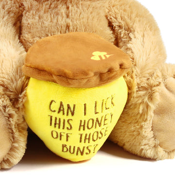 Benben Valentines Day Gifts For Her, Women, Girlfriend, Wife, Best Friend, 10 Inch Teddy Bear Stuffed Animal With Honey Pot, Fun