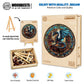 Woodbests Wooden Puzzles For Adults (200 Piece, M, 11.4'X11.4') Dragon'S Library Puzzle Beautiful Wooden Box, Wooden Jigsaw Puzzles Unique Shape, Birthday Gifts For Adults Family Game