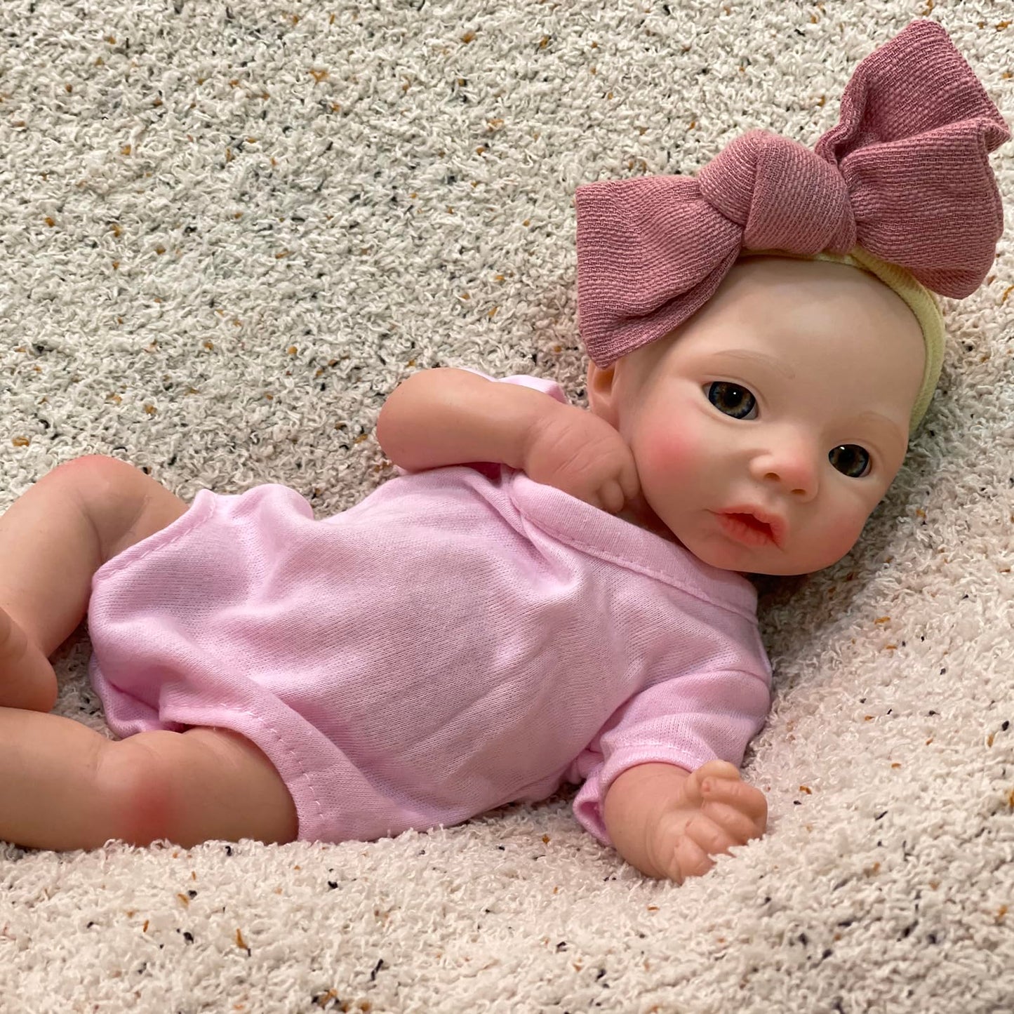 Otarddolls 10 Inch Silicone Baby Doll Full Body Soft Silicone Reborn Baby Mini Silicone Baby Dolls Reborn Baby Dolls Handmade Re