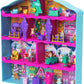 Polly Pocket Advent Calendar Gingerbread House Playset with 24 Surprises, Multicolor, Model HWP33