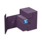 Ultimate Guard Flip'n'Tray 133+, Deck Case for 133 Double-Sleeved TCG Cards + Dice Tray, Purple, Independent Magnetic Closure &