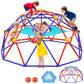 Zupapa Climbing Dome With Hammock, Supports Up To 1000Lbs Jungle Gym, 10Ft Dome Climber With Hammock For Kids 3 To 10 Outdoor Play Equipment