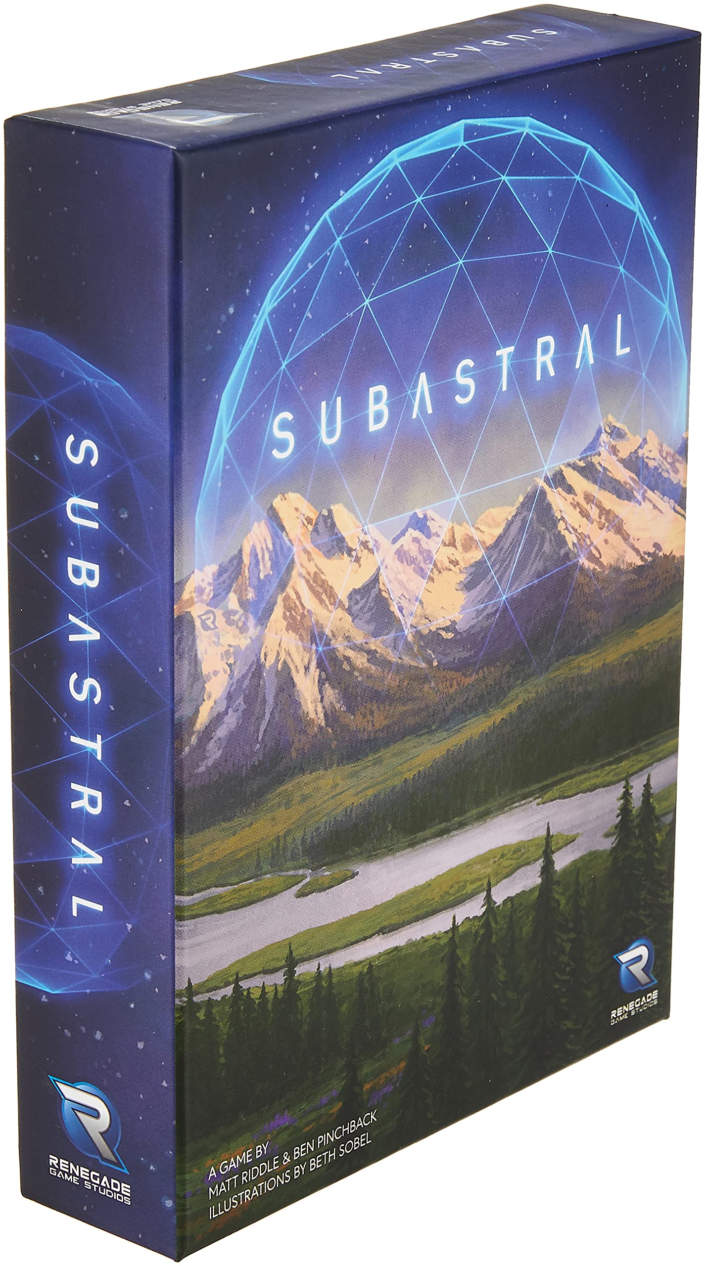 Renegade Game Studios Subastral, 2-5 Players, Ages 10+, 15-30 Minutes, Hand Management And Set Collection Game