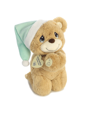 Aurora® Inspirational Precious Moments™ Charlie Prayer Bear Stuffed Animal - Cherished Memories - Enduring Comfort - Brown 10 Inches