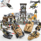 Army Men Action Figures Playset - 70+ Pcs Realistic Army Toys - Military Soldiers Action Figures Playset With Helicopter, Fighte