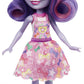 Enchantimals Small Doll & Accessories, City Tails Hadley Husky Doll & Sledder Dog Figure, Removable Skirt