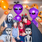 Zhanmai 4Pcs 35/63 Inch Inflatable Alien Balloons, Pvc Silver, Purple, For Party Decorations, Halloween, Birthday, Christmas, Unisex