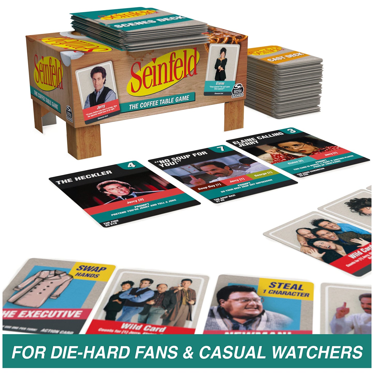 Seinfeld TV Show  The Coffee Table Board Game  Fun and Hilarious mature-themed Party Game for Ages 12 and up