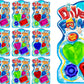 Ja-Ru Dive Fun Jewels & Gems Underwater Diving Toys (12 Pack, 48 Gems) Sinking & Floating Pool Toys For Boys & Girls. Kids Swimm