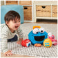 GUND Cookie Monster & Gonger Playset - Plush Sensory Toys, 8” Blue, Ages 1+, High Quality Materials