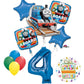 Anagram Thomas the Train Engine 4th Birthday Party Supplies and Balloon Decorations