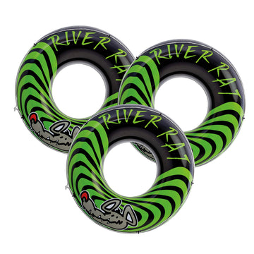 3-Pack Intex River Rat 48-Inch Inflatable Tubes For Lake/Pool/River | 3 X 68209E